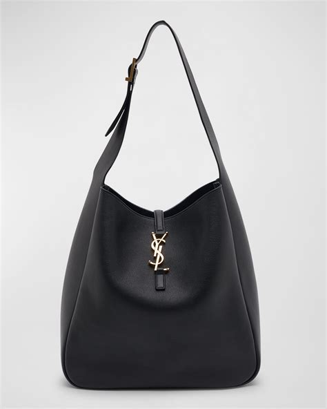 ysl 5a7|Saint Laurent Le 5 À 7 Padded Leather Hobo Bag .